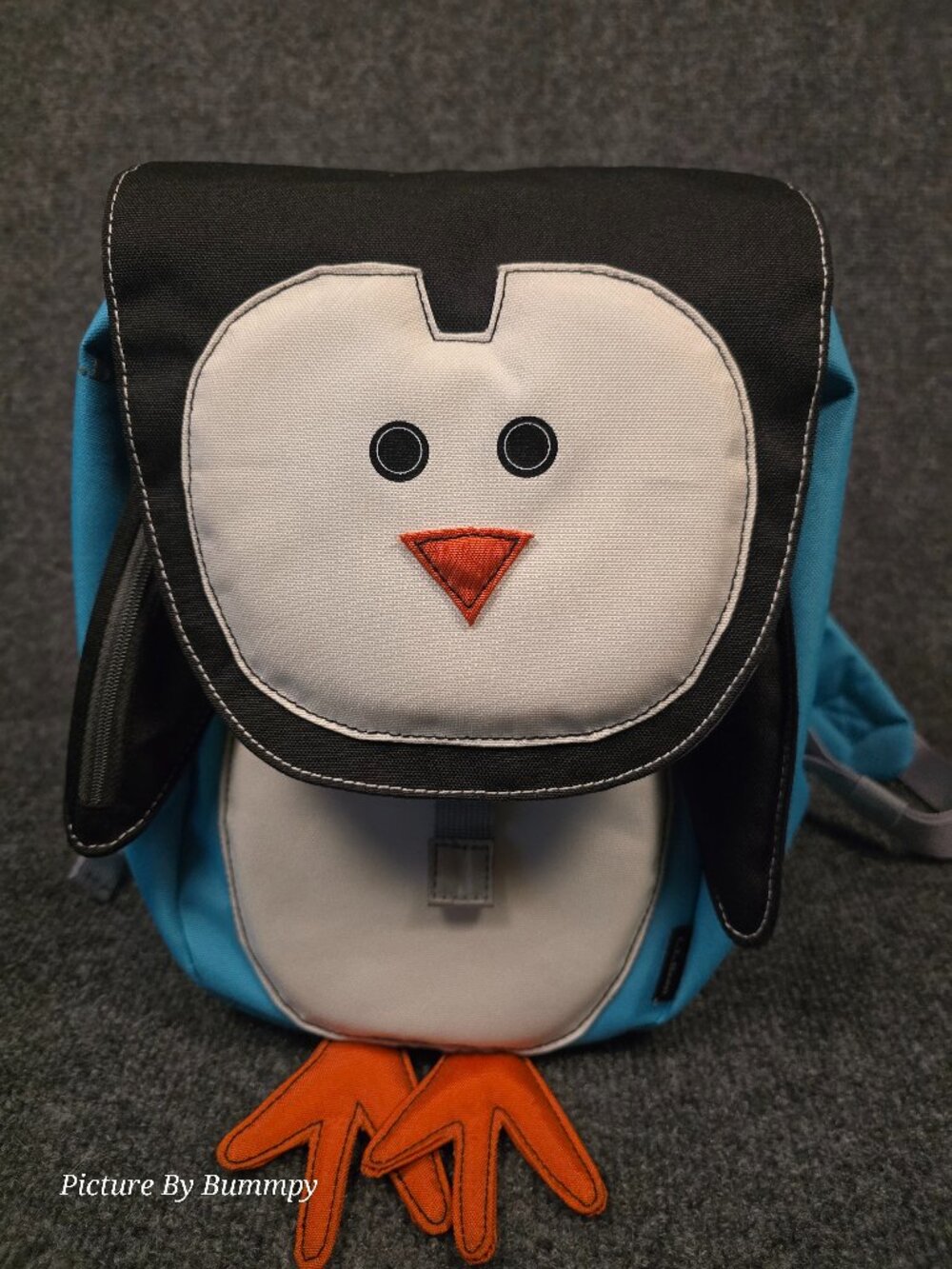 L.L. Bean Penguin Preschooler Animal Backpack – Blue / Black